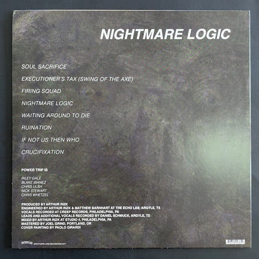 Power Trip – Nightmare Logic LP (used)