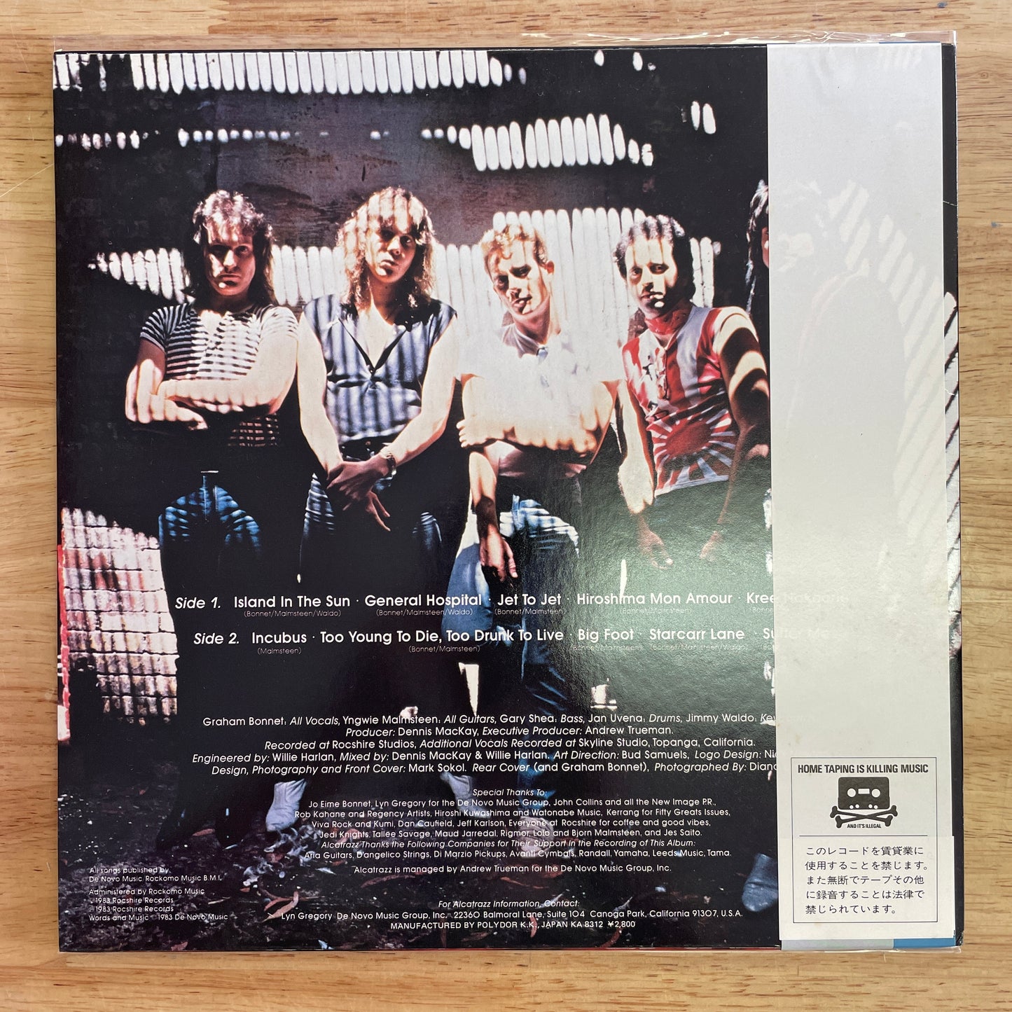 Alcatrazz - No Parole from Rock 'n' Roll original LP - Japanese pressing with obi (used)