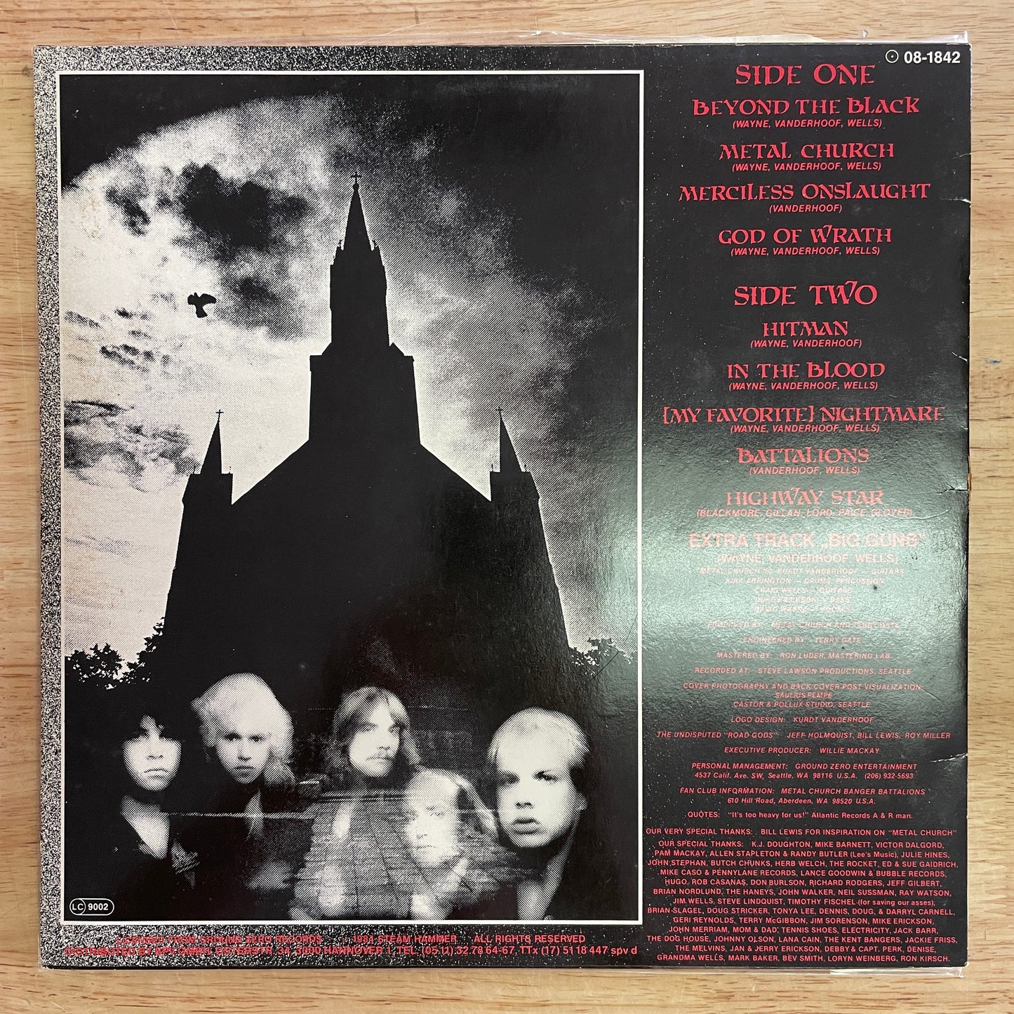 Metal Church - Metal Church original LP