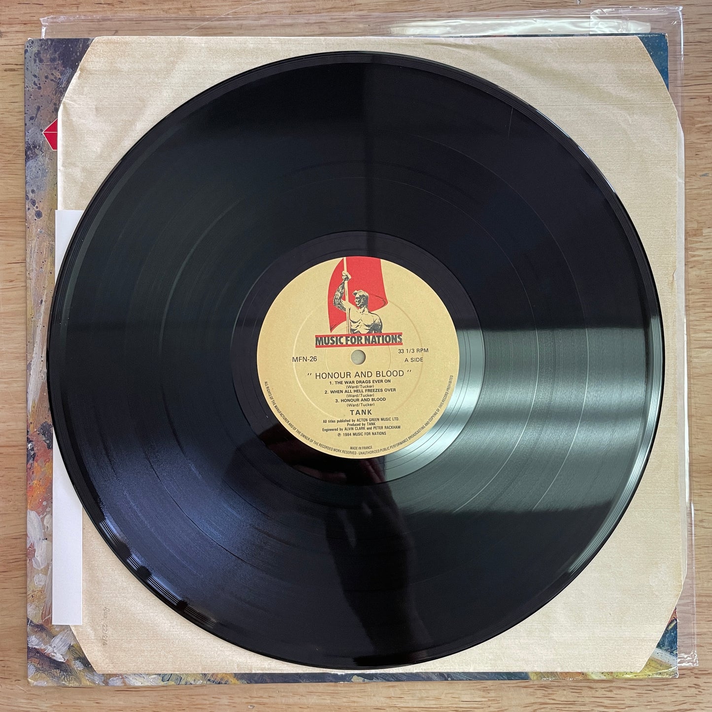 Tank - Honour and Blood original LP (used)
