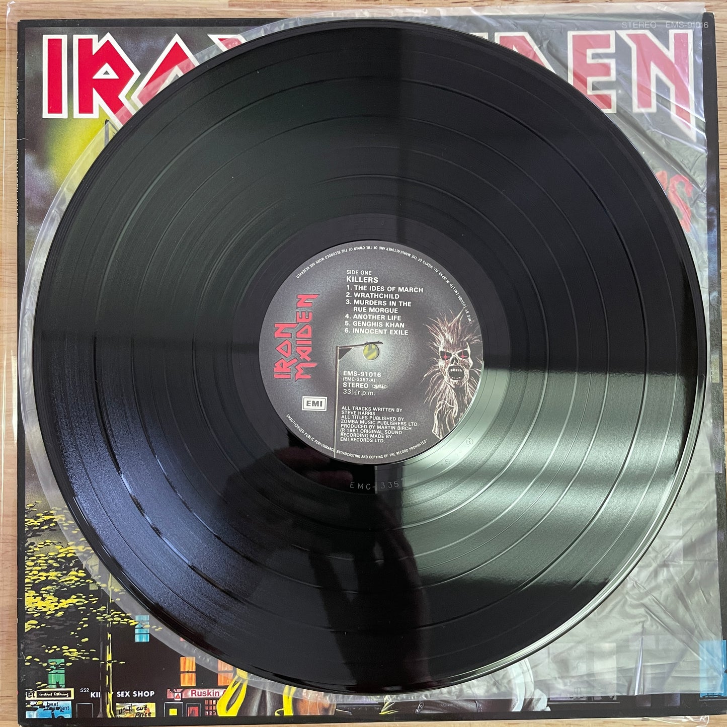 Iron Maiden - Killers original LP - Japanese pressing (used)