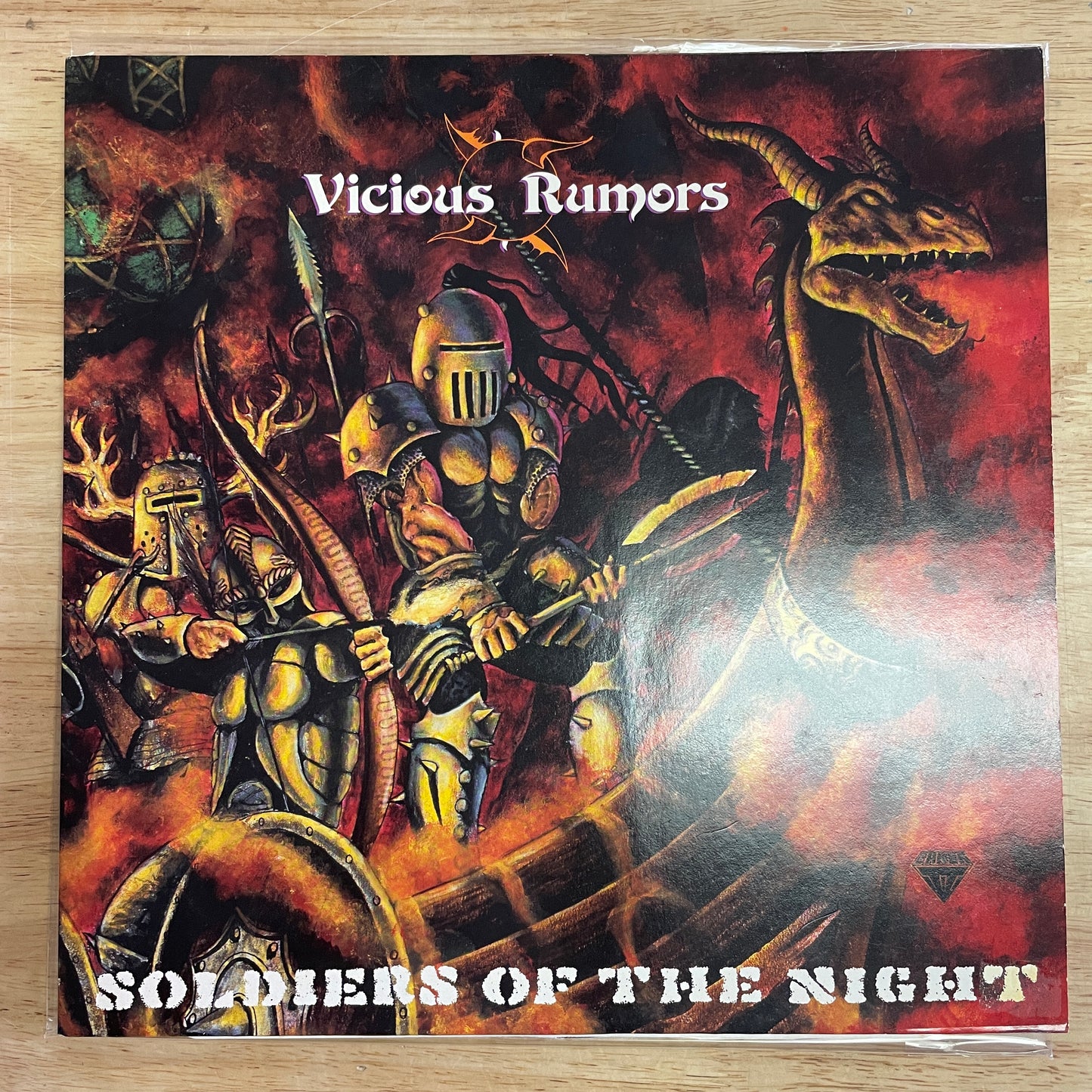 Vicious Rumors - Soldiers of the Night original LP - European pressing (used)