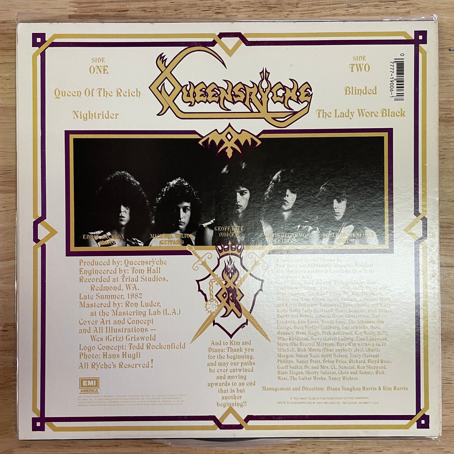 Queensryche - Queensryche original 12" EP (used)