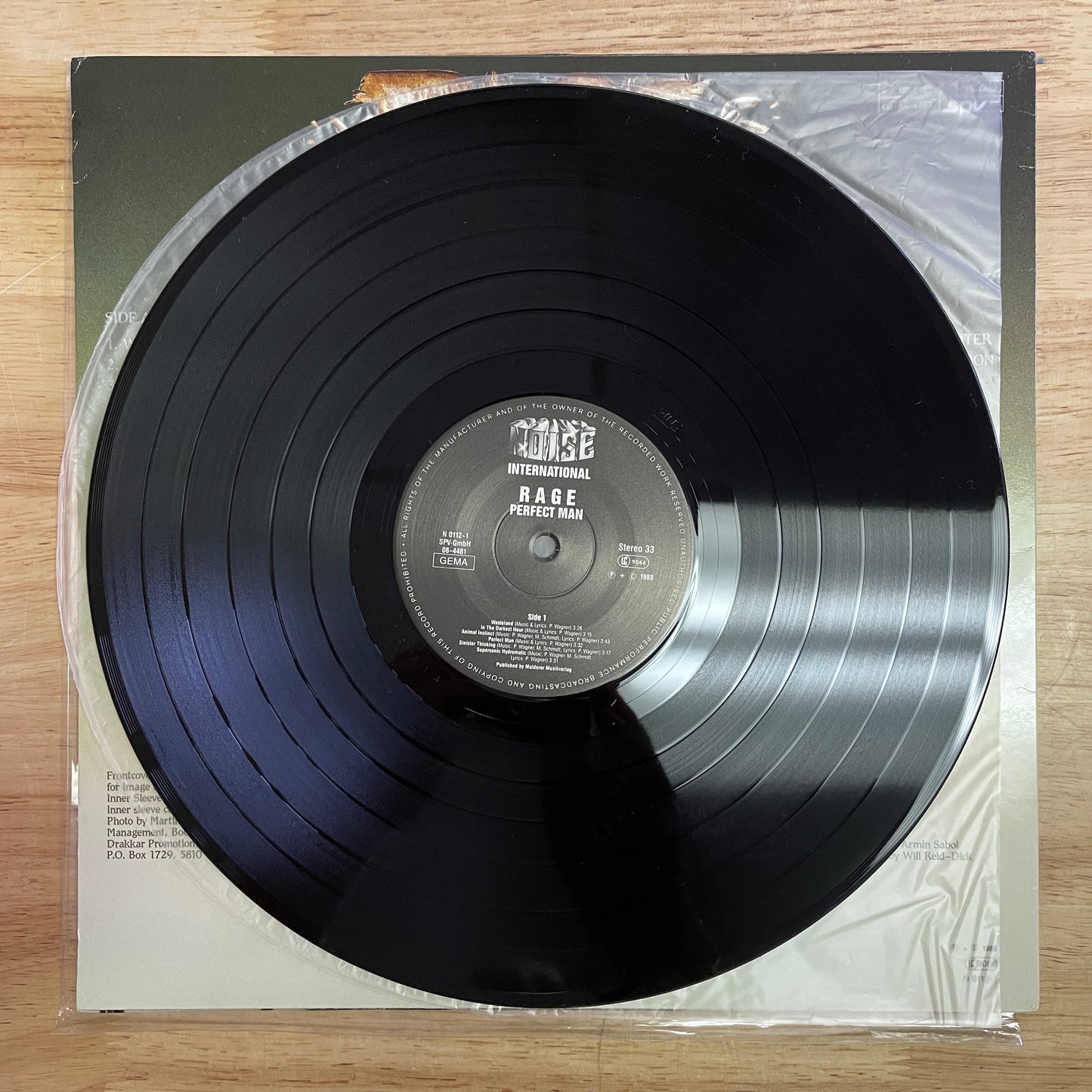 Rage - Perfect Man original LP - German pressing (used)