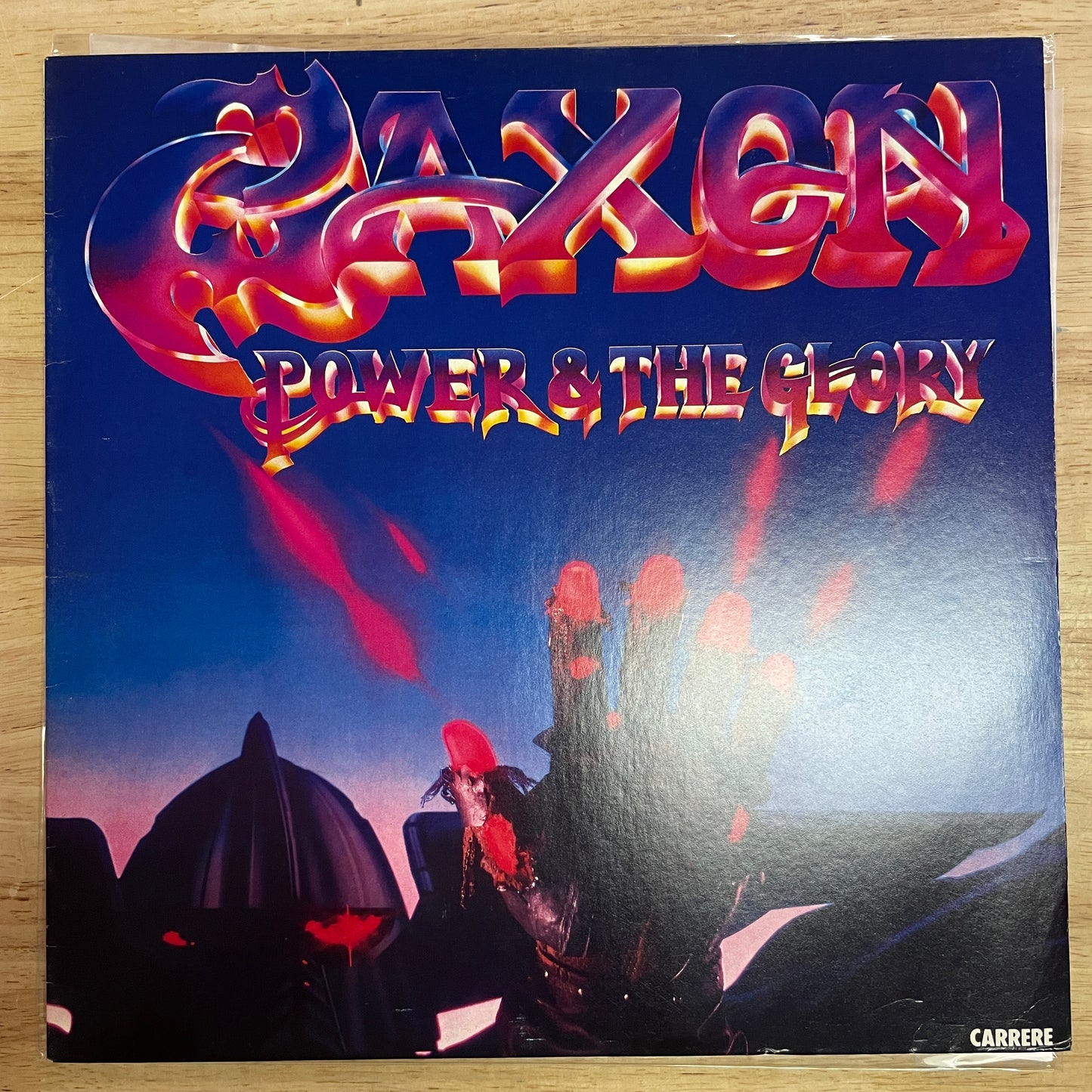 Saxon - Power & The Glory original LP - Japanese pressing (used)