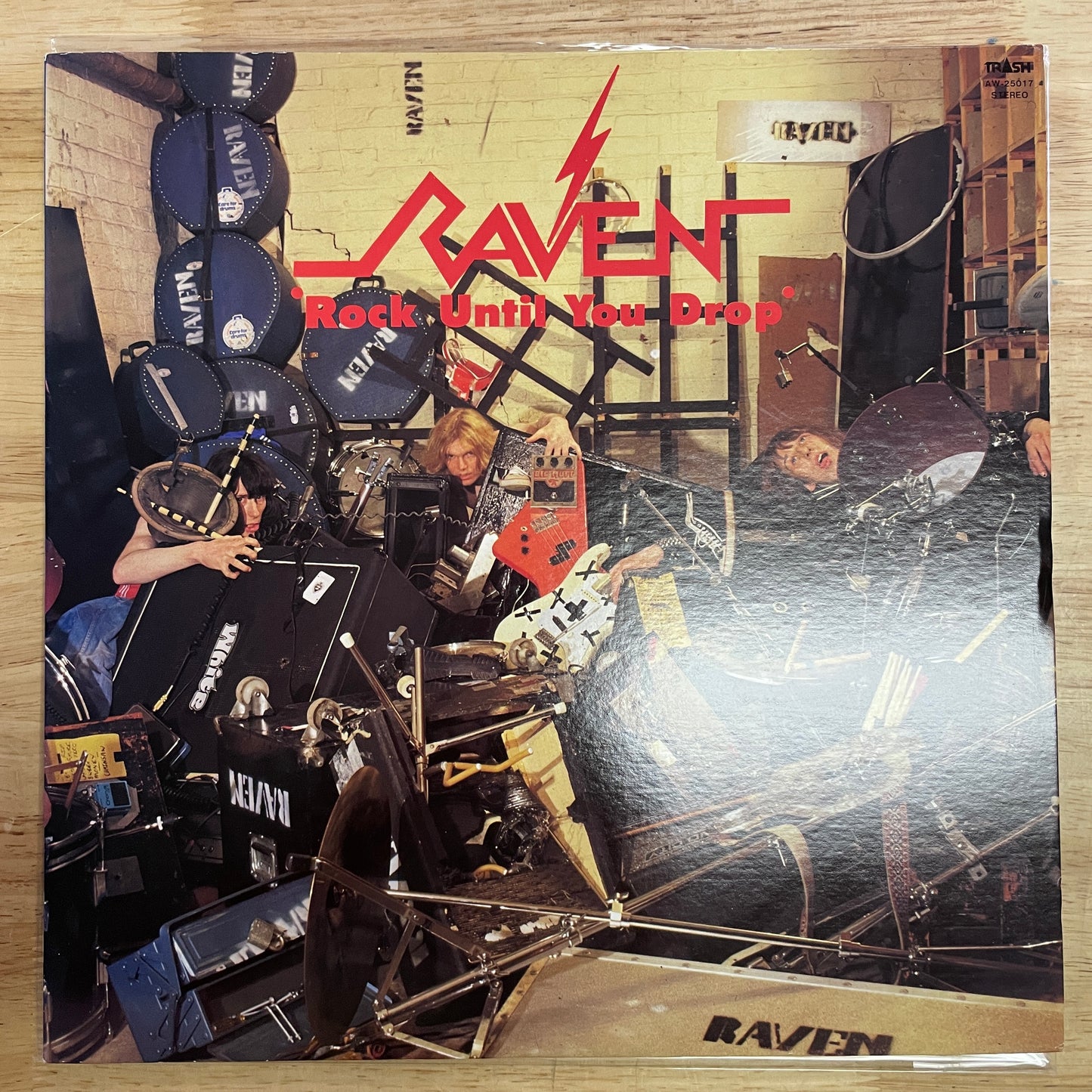 Raven - Rock Until You Drop original LP - Japanese pressing (used)