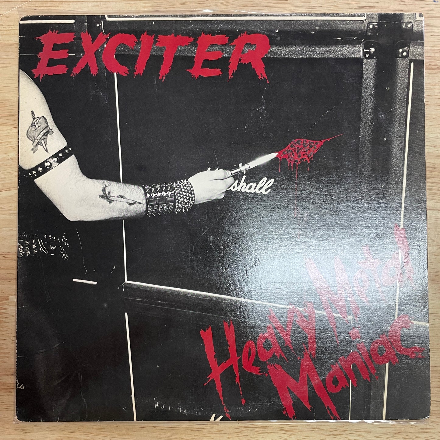 Exciter ‎- Heavy Metal Maniac original LP (used)