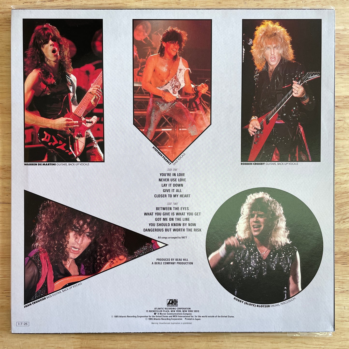 Ratt - Invasion of Your Privacy original LP - Japanese pressing (used)