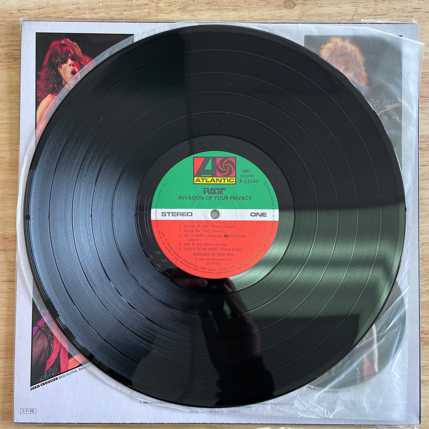 Ratt - Invasion of Your Privacy original LP - Japanese pressing (used)