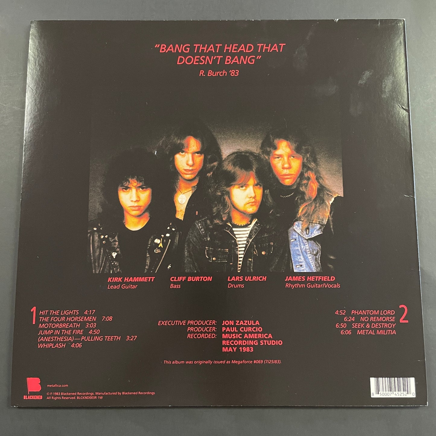 Metallica – Kill 'Em All LP (used)