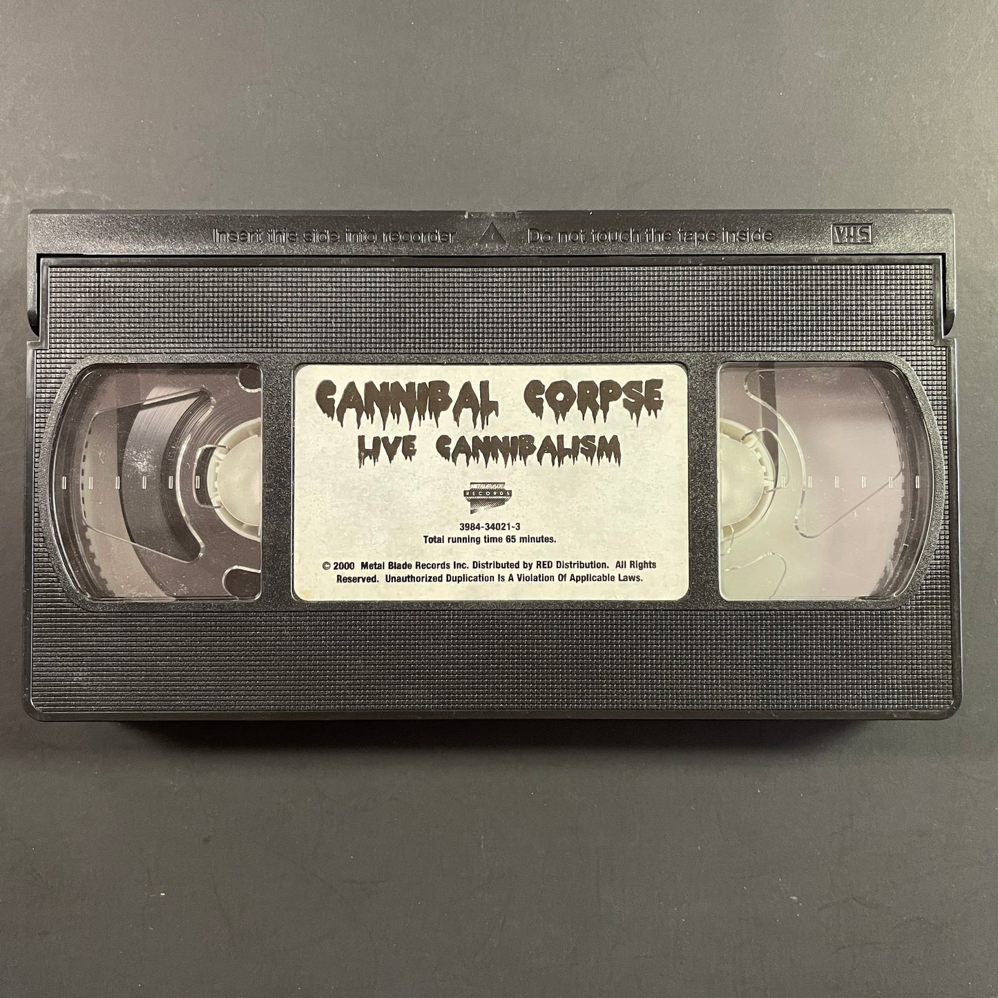 Cannibal Corpse – Live Cannibalism VHS (used)