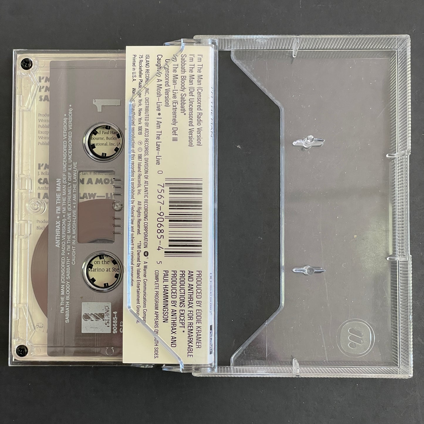Anthrax – I'm The Man original cassette tape (used)