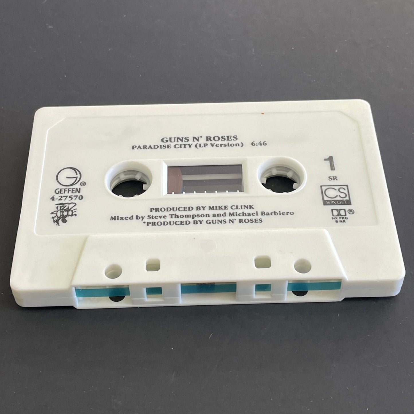Guns N' Roses – Paradise City original cassette tape (used)