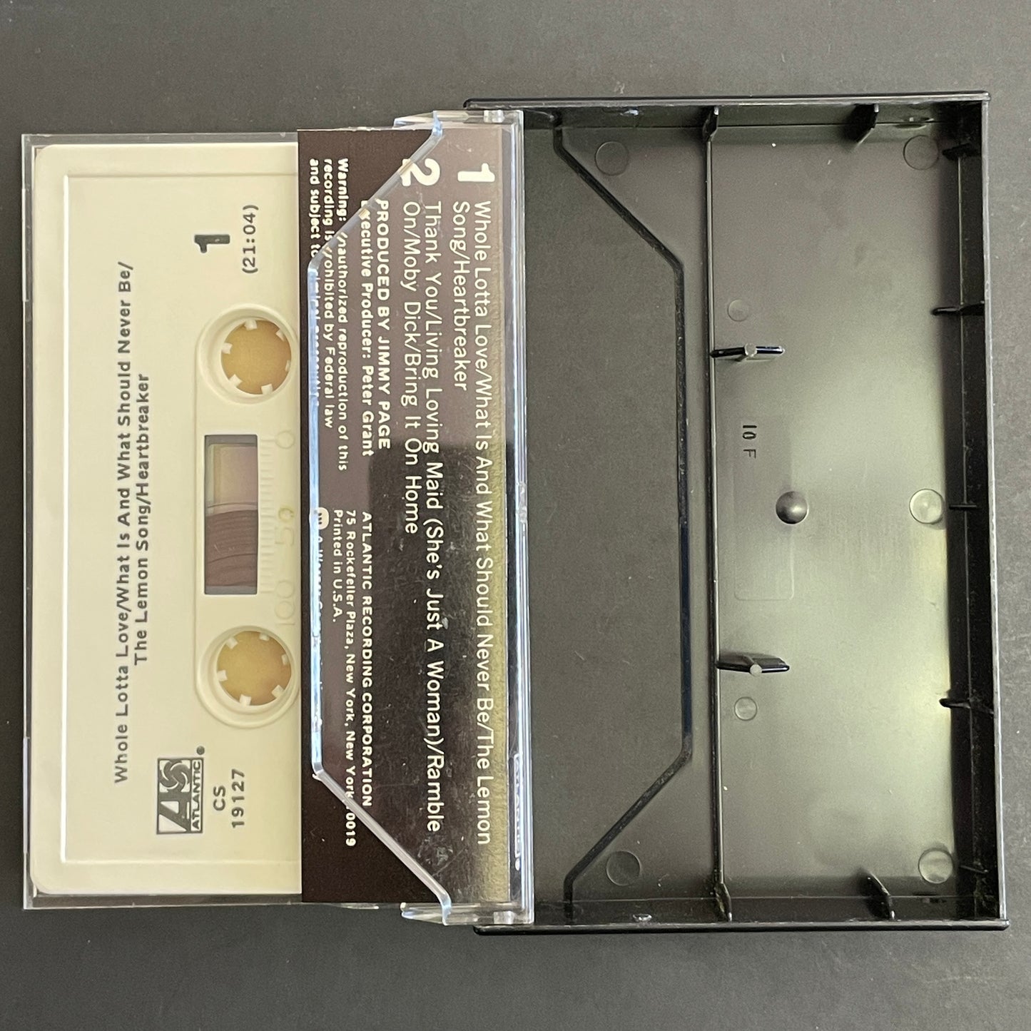 Led Zeppelin – Led Zeppelin II cassette tape (used)