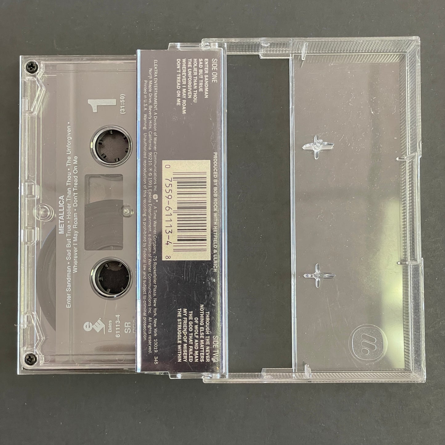 Metallica - Metallica original cassette tape (used)