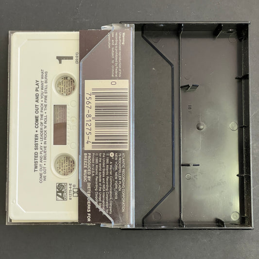 Twisted Sister – Come Out And Play original cassette tape (used)
