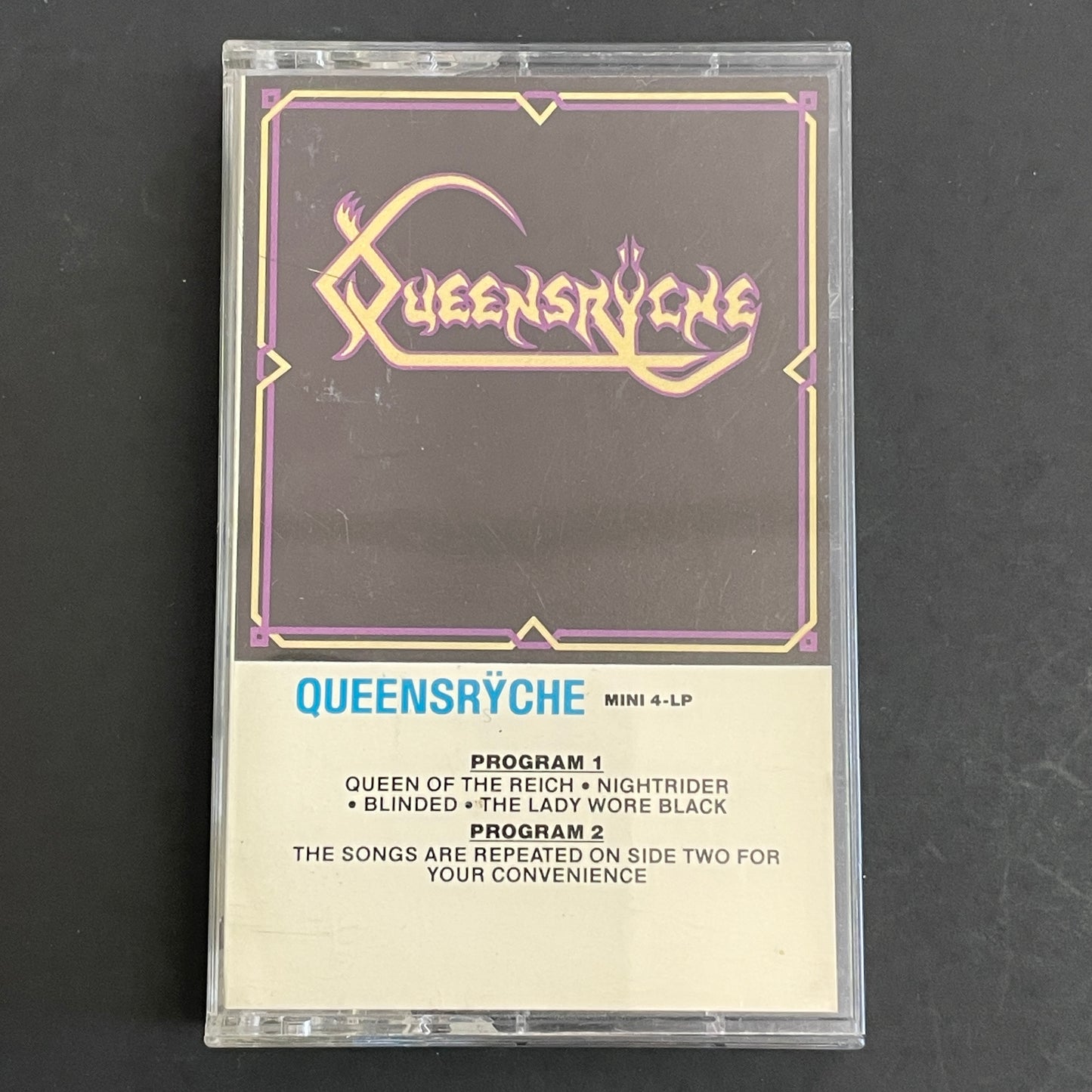 Queensryche - Queensryche original cassette tape (used)