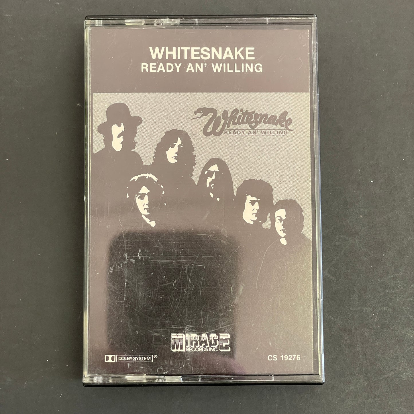 Whitesnake – Ready An' Willing original cassette tape (used)