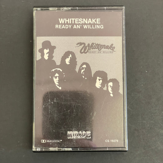 Whitesnake – Ready An' Willing original cassette tape (used)