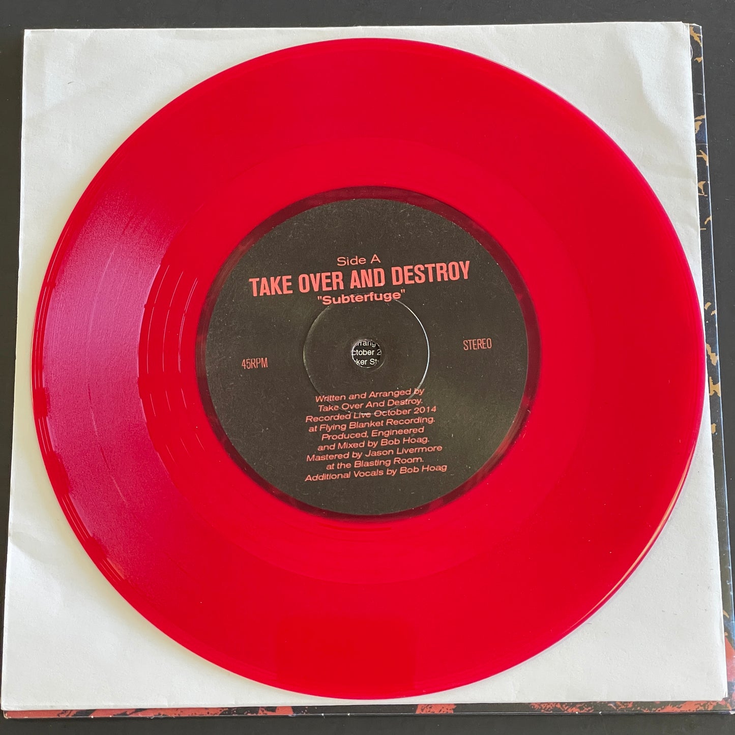 Take Over And Destroy / Gatecreeper – Subterfuge / Poisoned Mind 7" split (used)