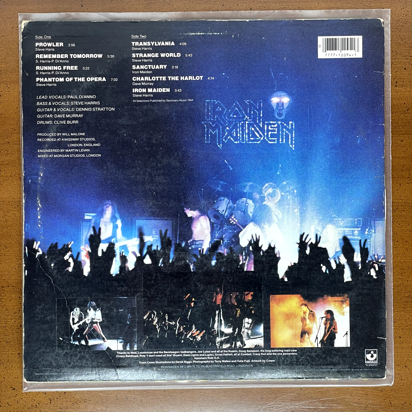 Iron Maiden - Iron Maiden original LP