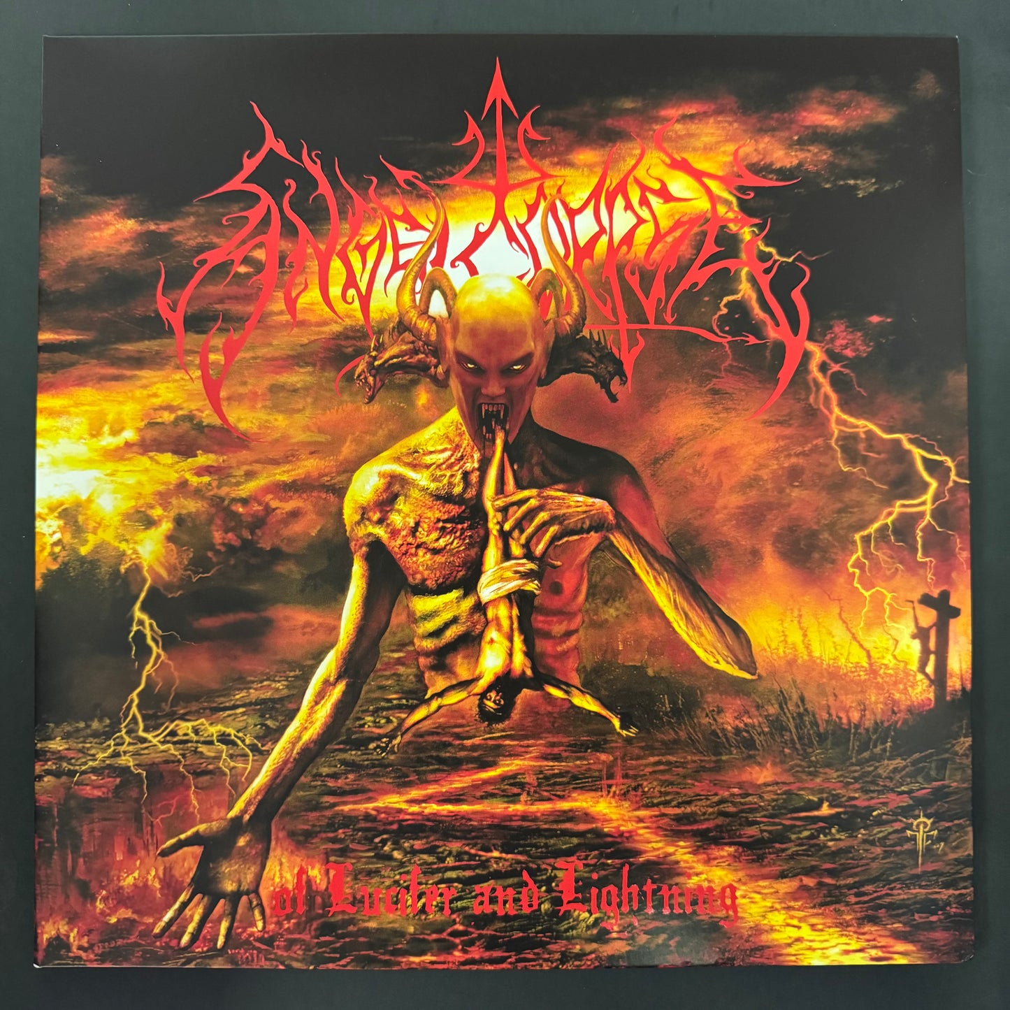 Angelcorpse - Of Lucifer and Lightning LP (used)