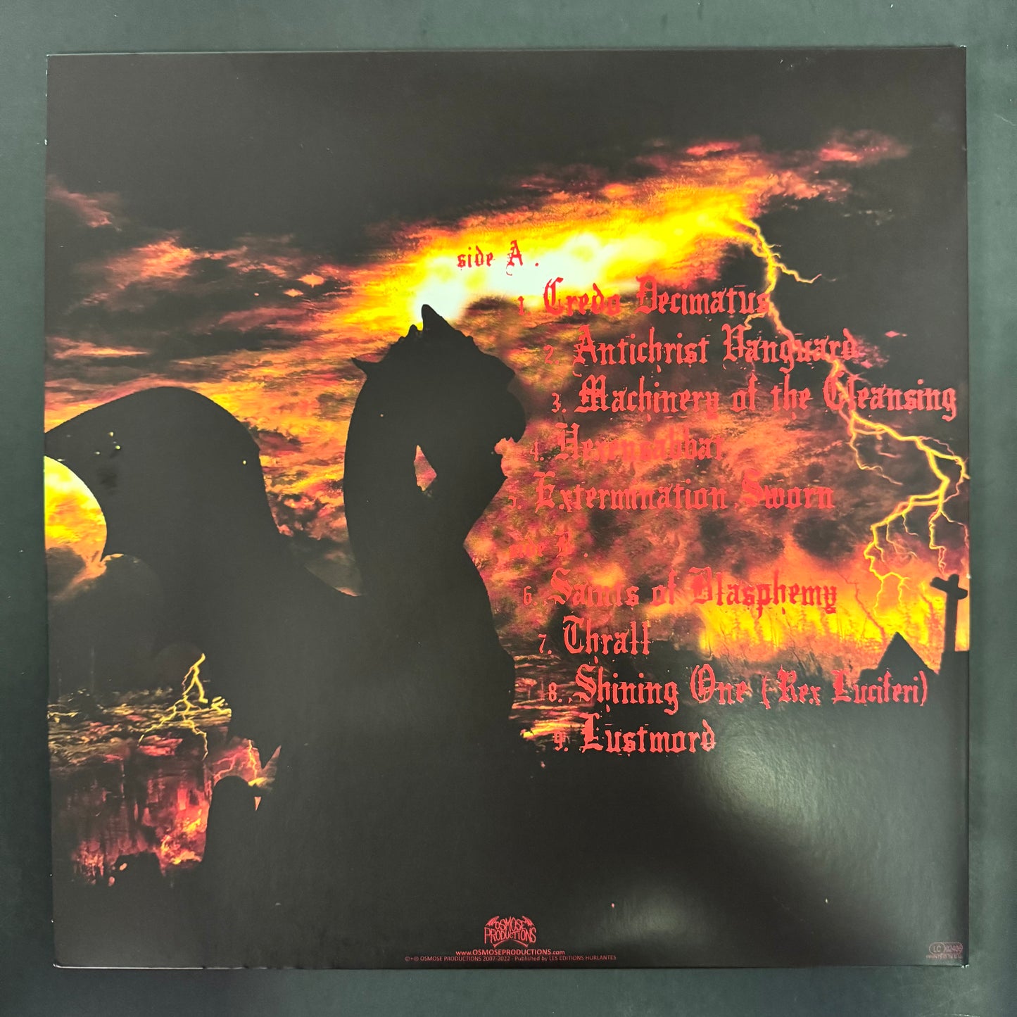 Angelcorpse - Of Lucifer and Lightning LP (used)