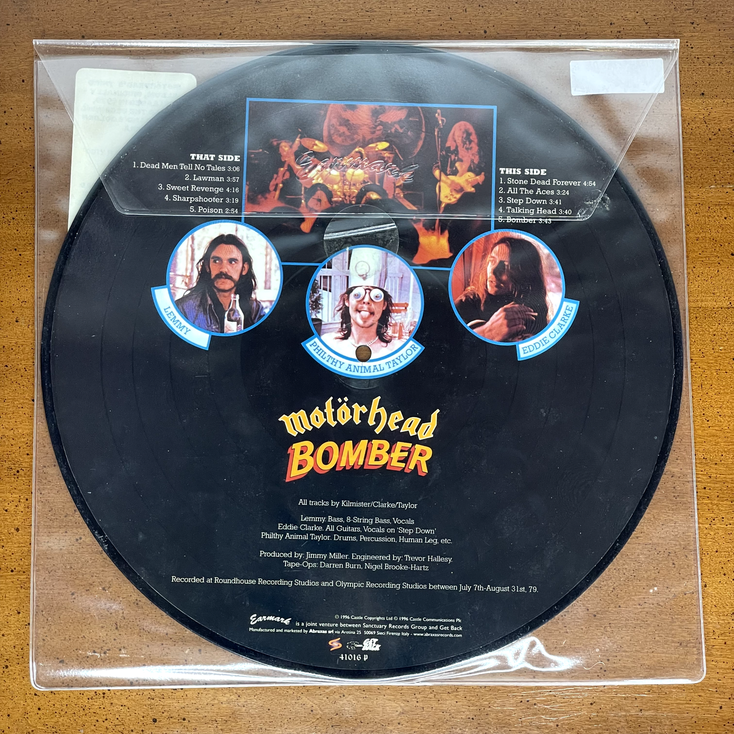 Motörhead - Bomber LP picture disc