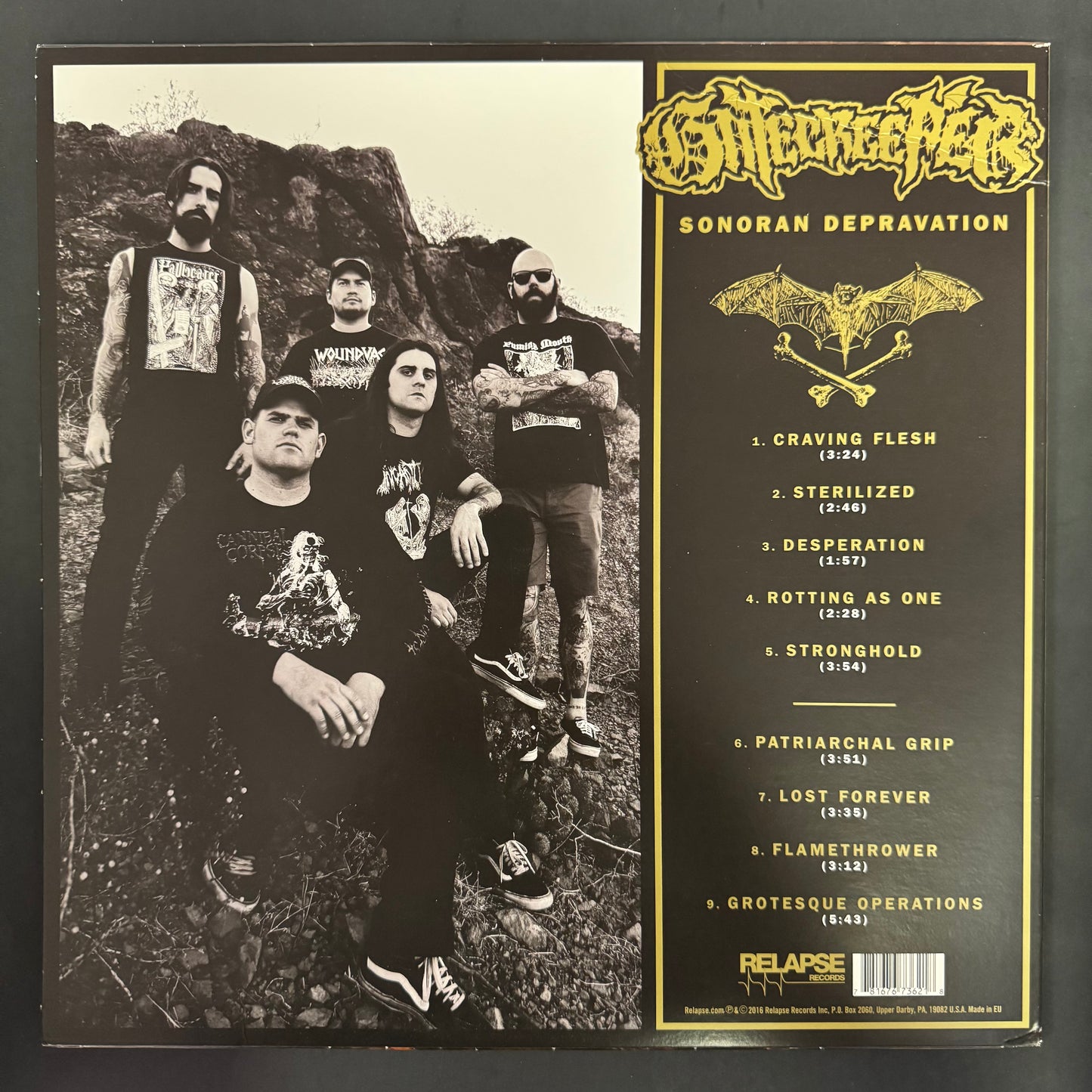 Gatecreeper - Sonoran Depravation original LP (used)