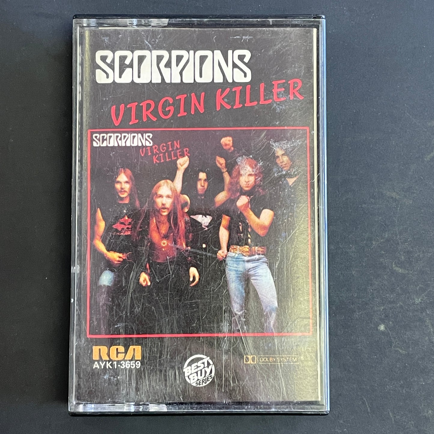 Scorpions – Virgin Killer cassette tape (used)