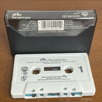 Dio - The Last In Line original cassette tape