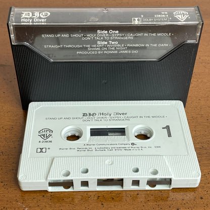 Dio - Holy Diver original cassette tape