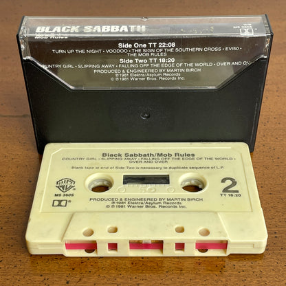 Black Sabbath - Mob Rules original cassette tape