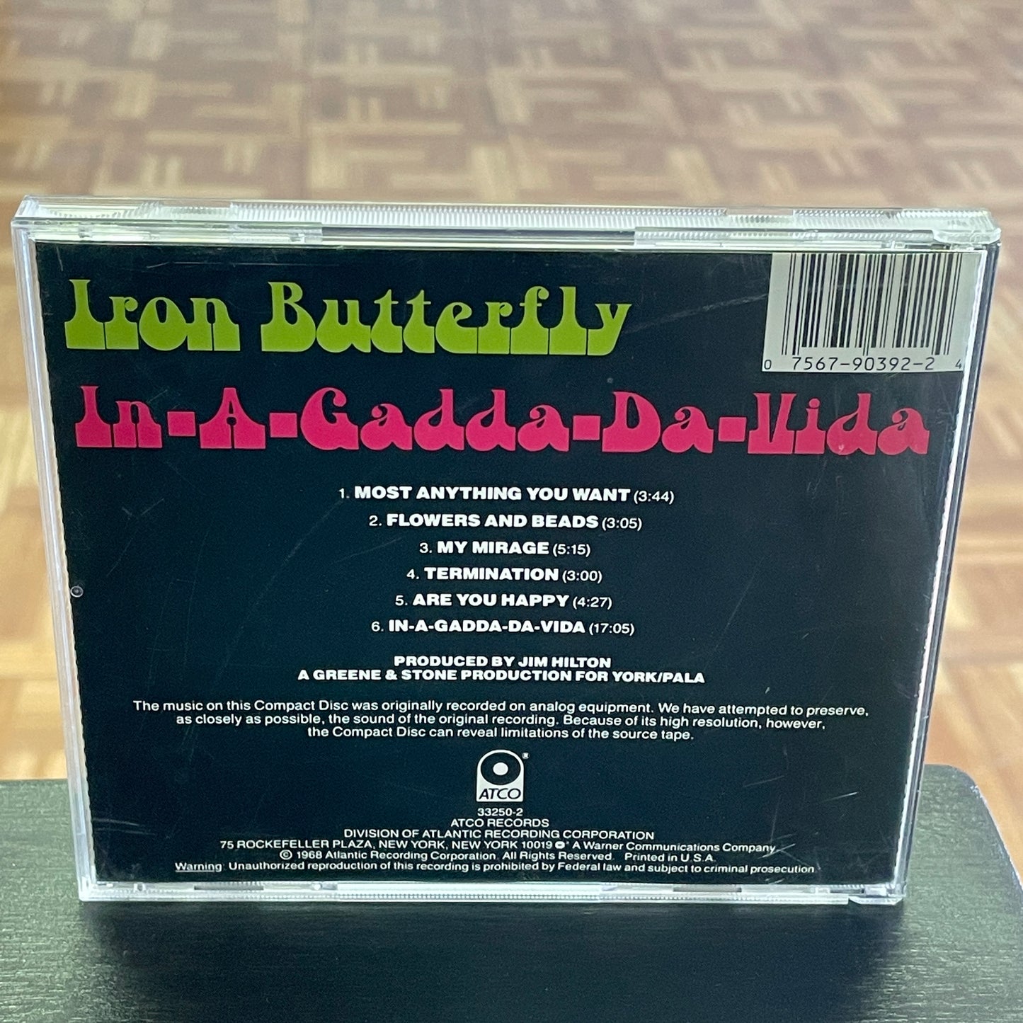 Iron Butterfly - In-A-Gadda-Da-Vida original CD