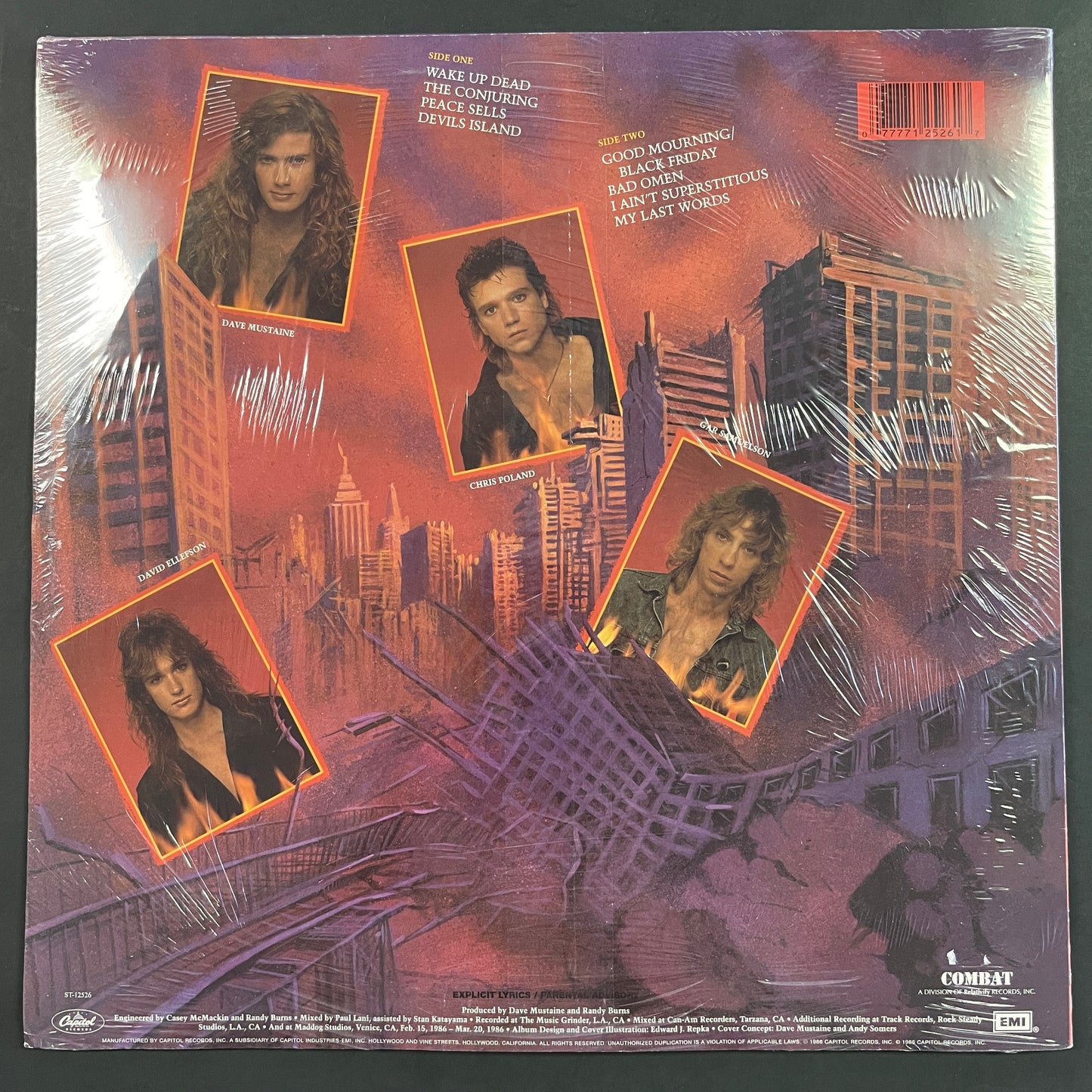 Megadeth – Peace Sells... But Who's Buying? LP (75th Anniversary of Capitol Records)