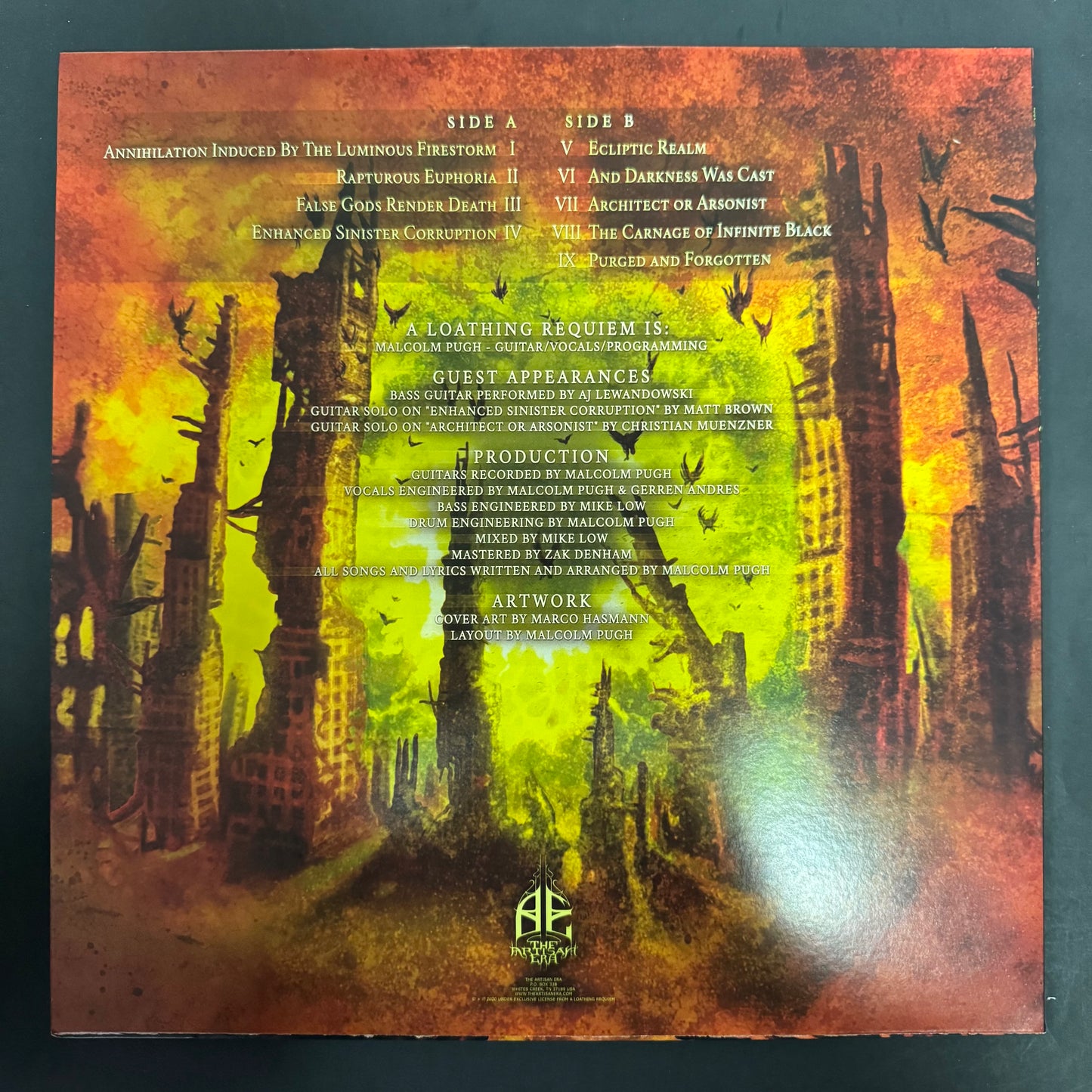 A Loathing Requiem - Psalms of Misanthropy LP (used)