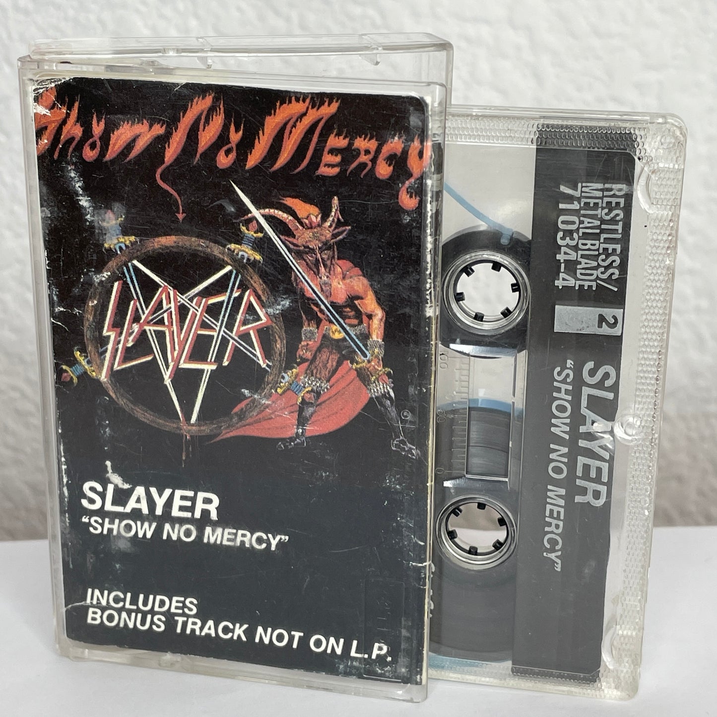 Slayer - Show No mercy original cassette tape