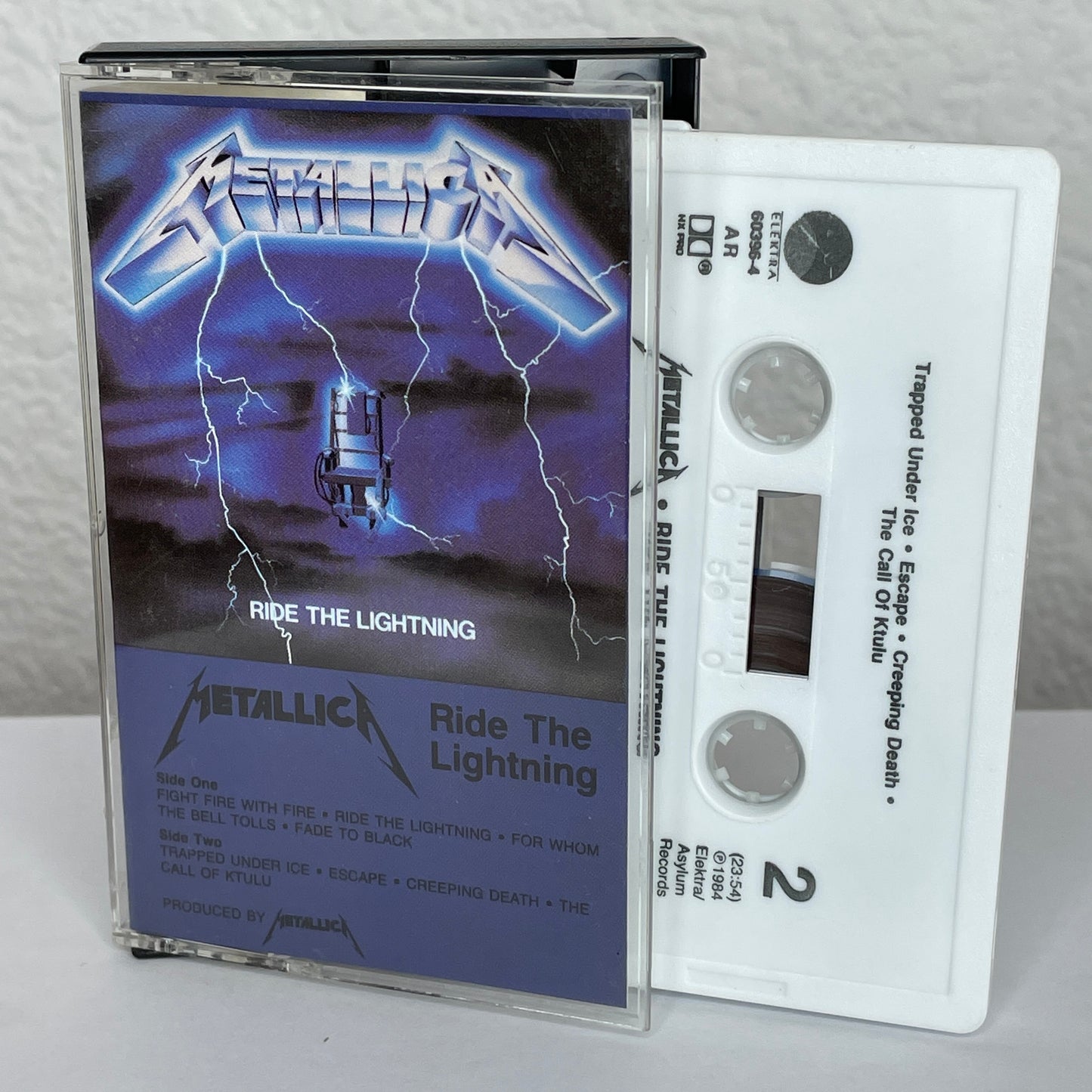 Metallica -  Ride the Lightning original cassette tape