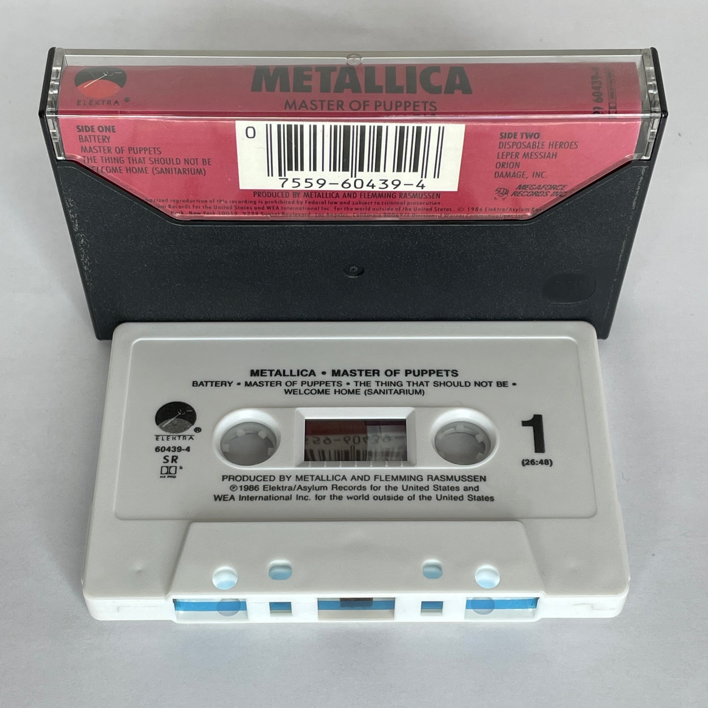 Metallica - Master of Puppets original cassette tape