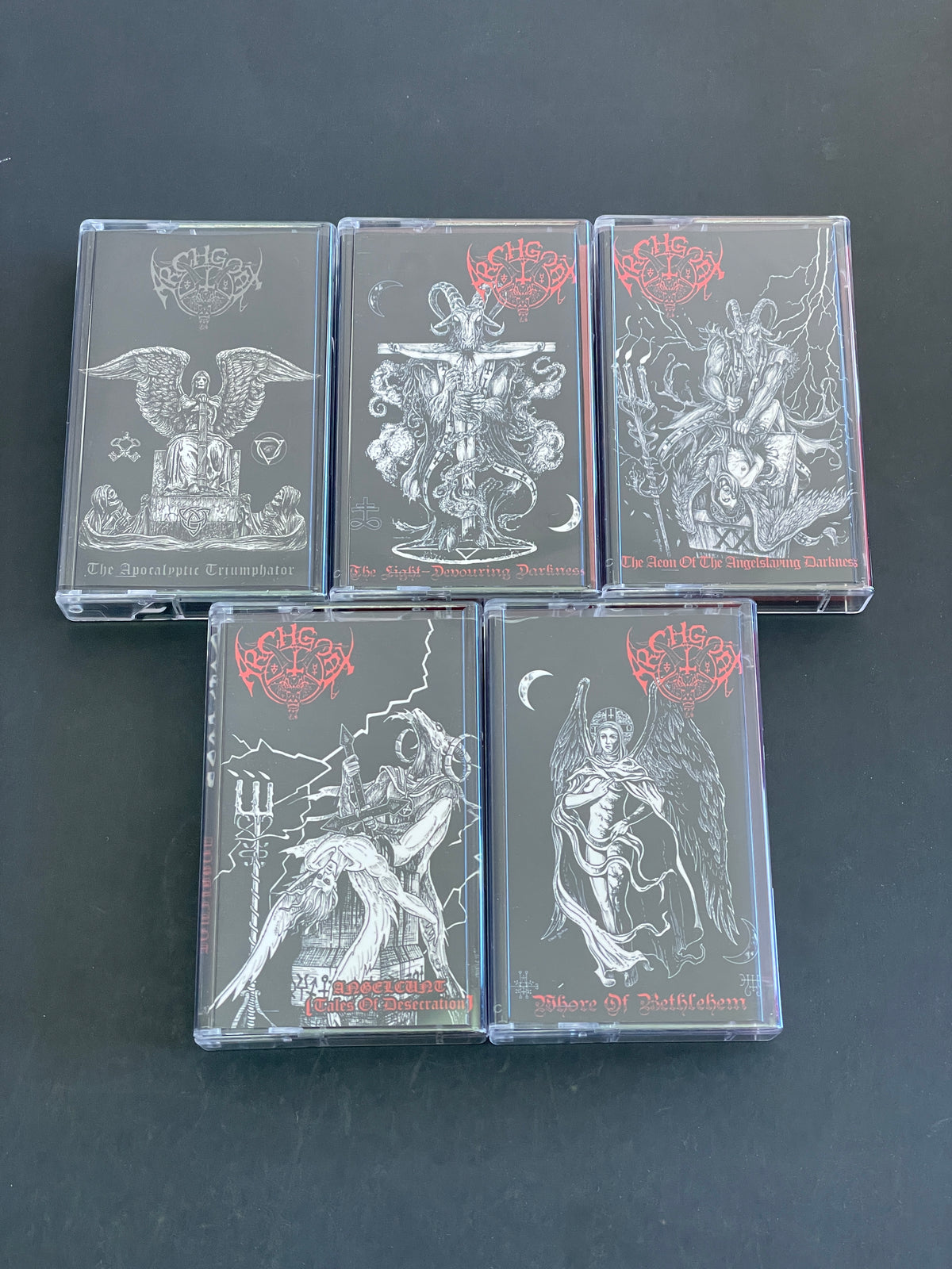 Archgoat – Total Satanic Darkness cassette tape box set (used)