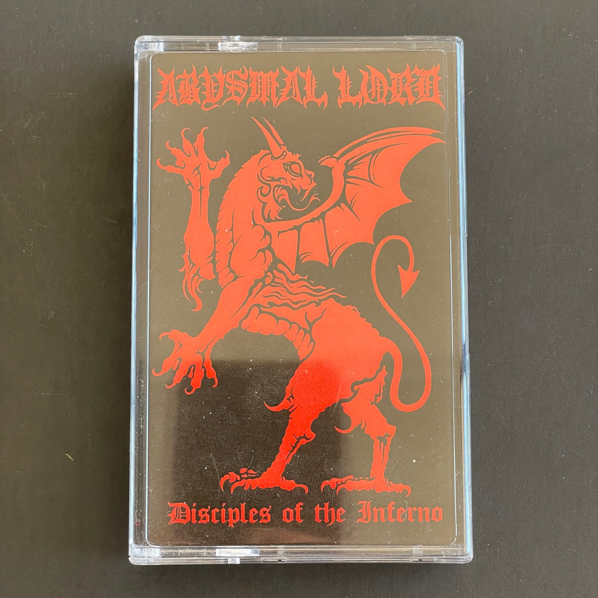 Abysmal Lord – Disciples Of The Inferno cassette tape (used)