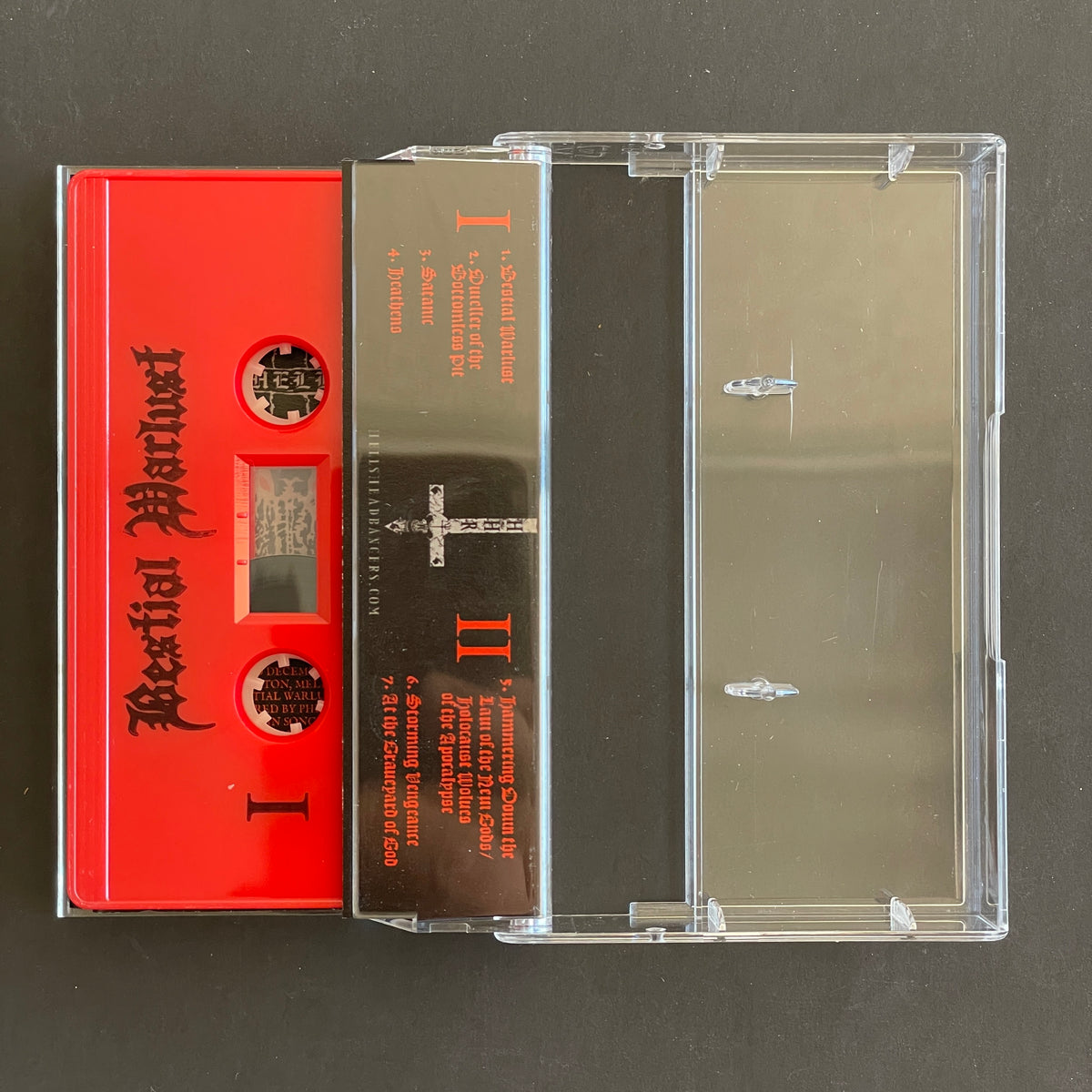 Bestial Warlust – Vengeance War 'Till Death cassette tape (used)