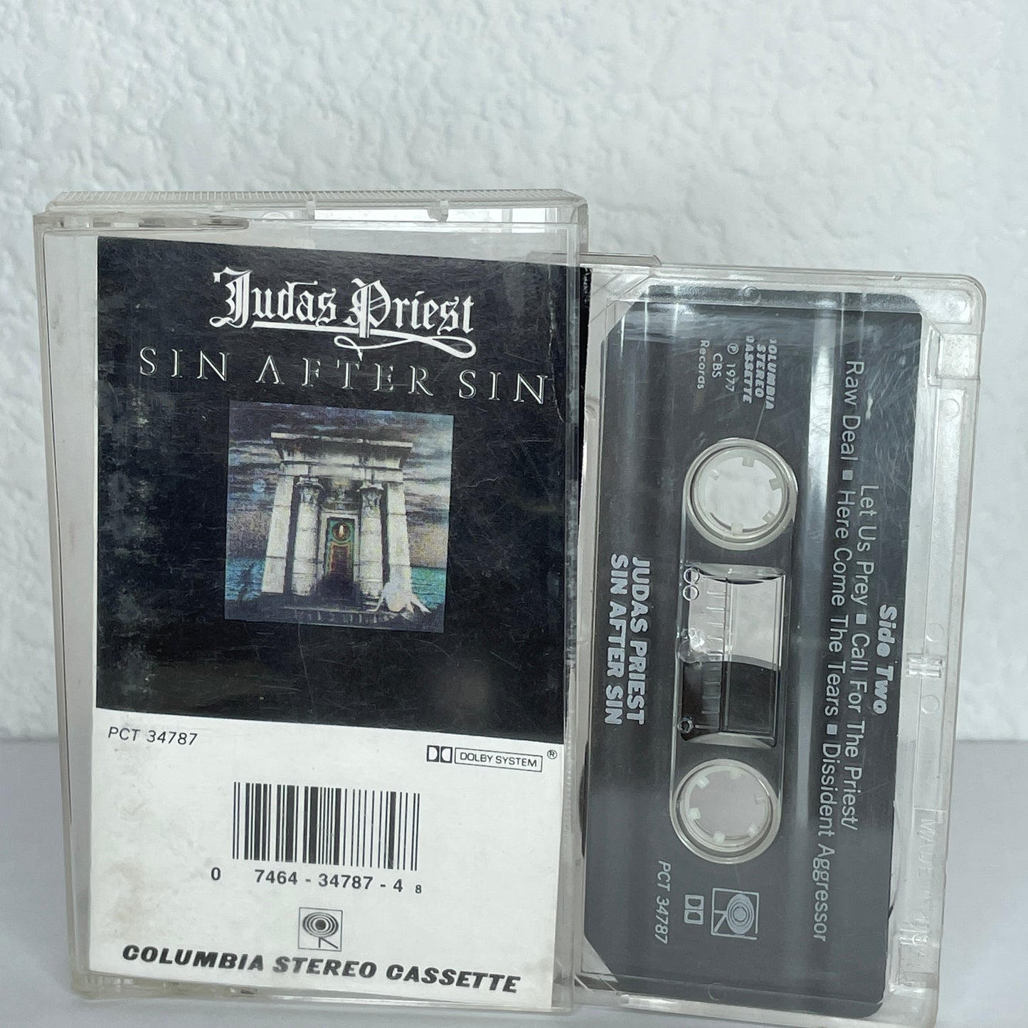 Judas Priest - Sin After Sin original cassette tape