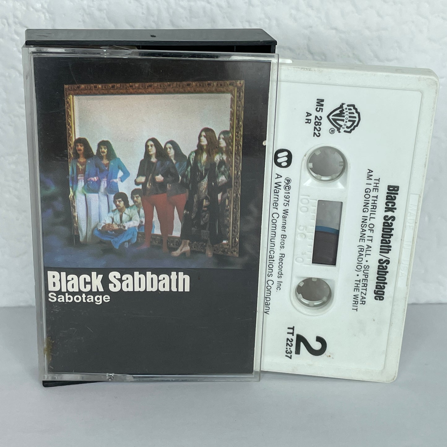 Black Sabbath - Sabotage original cassette tape