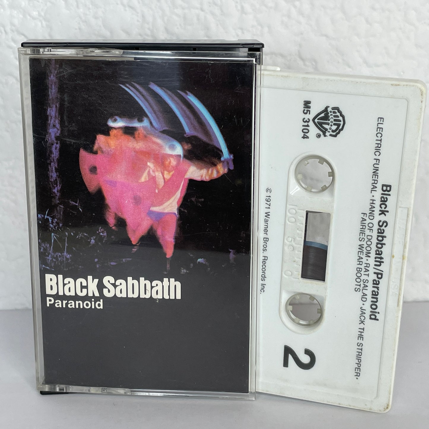 Black Sabbath - Paranoid original cassette tape