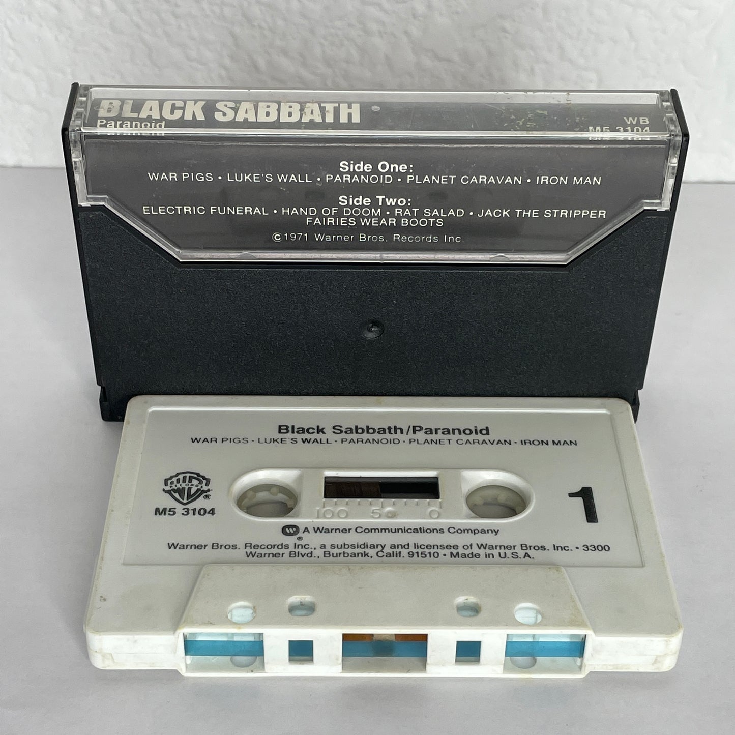 Black Sabbath - Paranoid original cassette tape