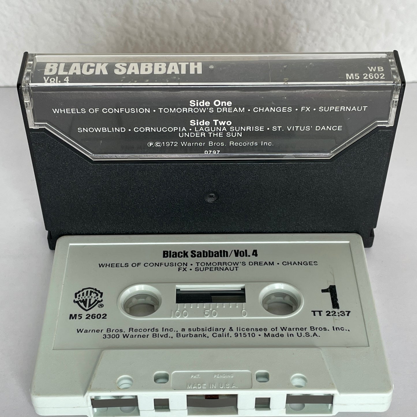 Black Sabbath - Vol. 4 original cassette tape