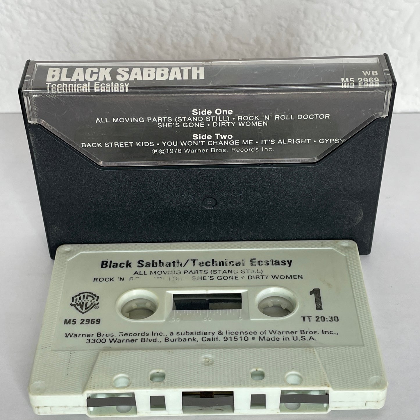 Black Sabbath - Technical Ecstasy original cassette tape