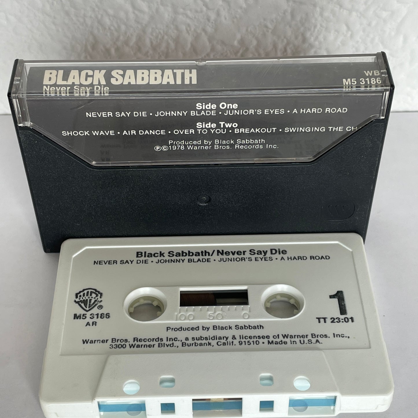 Black Sabbath - Never Say Die original cassette tape