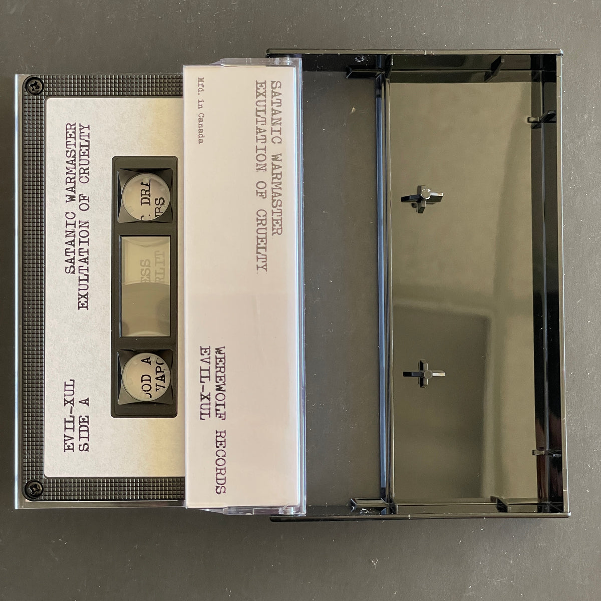 Satanic Warmaster – Exultation Of Cruelty cassette tape (used)